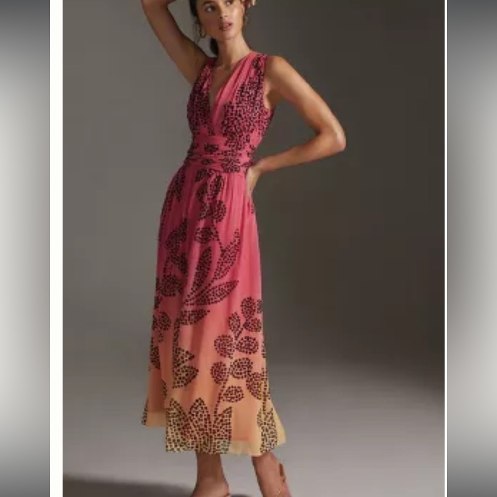 Verb by Pallavi Singhee V-Neck
Ombre Maxi Dress